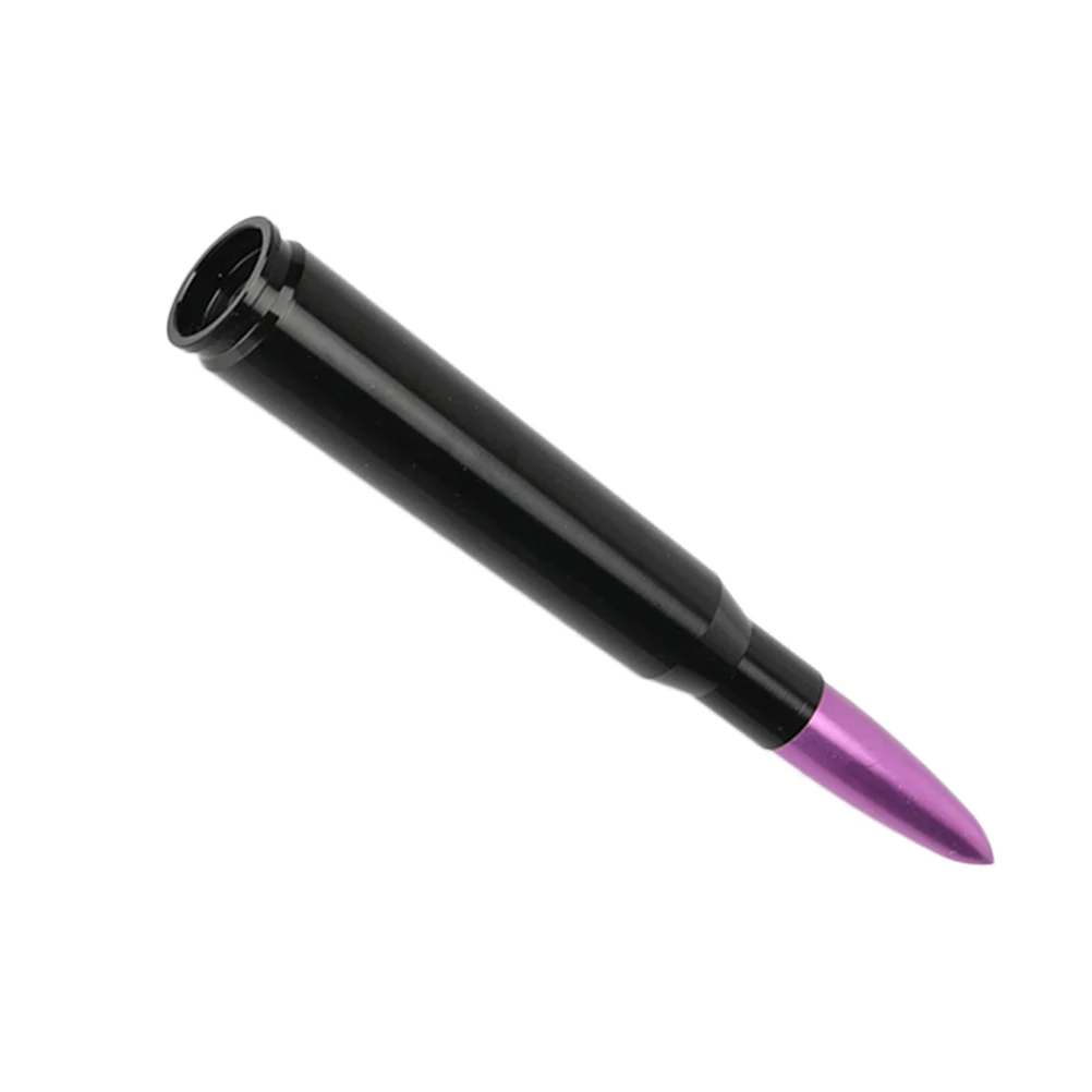 

Car Roof Antenna Purple Metal Stubby Style Alloy Durable Hard Anodized Off-Road Vehicle Car Decoration Off-Road Vehicle Antenna