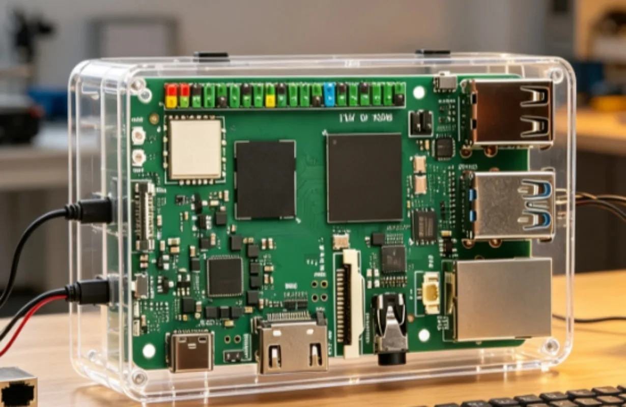 RK3576 Single‑Board Computer, LPDDR5 Memory, 4K Video Output, Development Board for Edge Computing