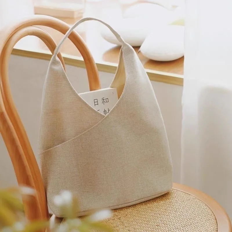 Cotton and linen canvas package female High quality minority One shoulder Toth fallow handwork all-match bags for women