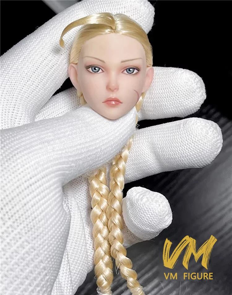 In Stock FG081 Fire Girl Toy 1/6 Video Game Girl Head Sculpt Carving Model Fit 12'' Female Pale Soldier Action Figure Body Doll