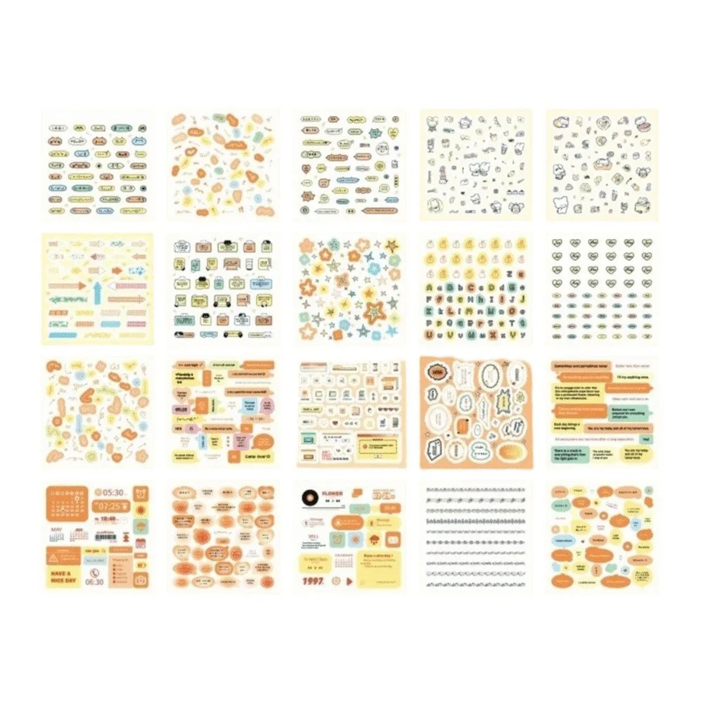 

Cartoon Design Cartoon Collage Sticker Book Decorative Vintage Decor DIY Scrapbooking Vintage Style Stationery Supplies