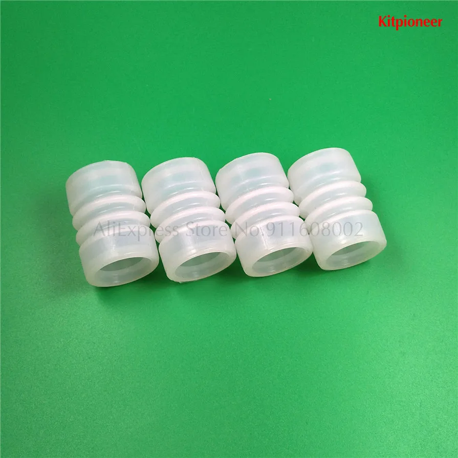 4 Pieces Seal Tubes Silicone Corrugated Sleeve Rings Of Stirre Rods Spare Parts Soft Serve Ice Cream Machines Accessories