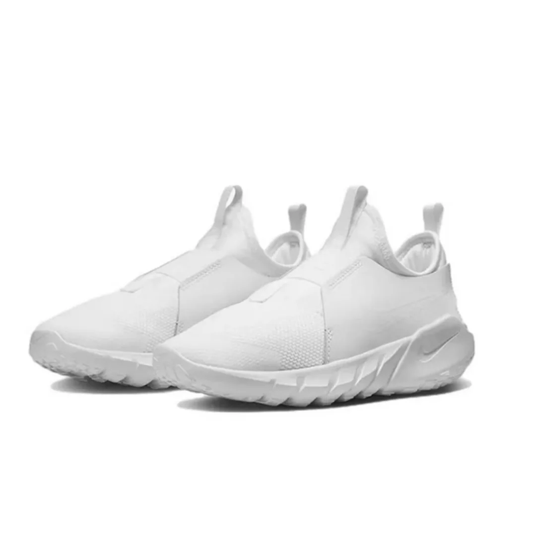 

Nike's New Comfortable, Lightweight, Easy-To-Wear Outdoor Women's Slip-On Running Shoes Flex Runner2 Mesh Stitching Soft Travel Running Shoes Silver-White Versatile Lightweight Commuting Casual Sports Shoes Essential for Sports Dj6038-100