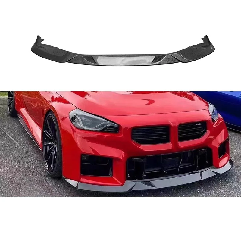 

Fit BMW M2 G87 Carbon Fiber R44 Front Lip Surround Front Shovel Chin Bumper Diffuser Auto Parts Body Kit