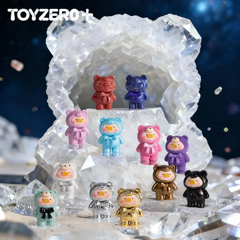 

TOYZERO Teddy Mini Lulu The Piggy Ore Themed Cute Glittery Collectible Beans Blind Bag Desk Decor Surprise Gift For Girls