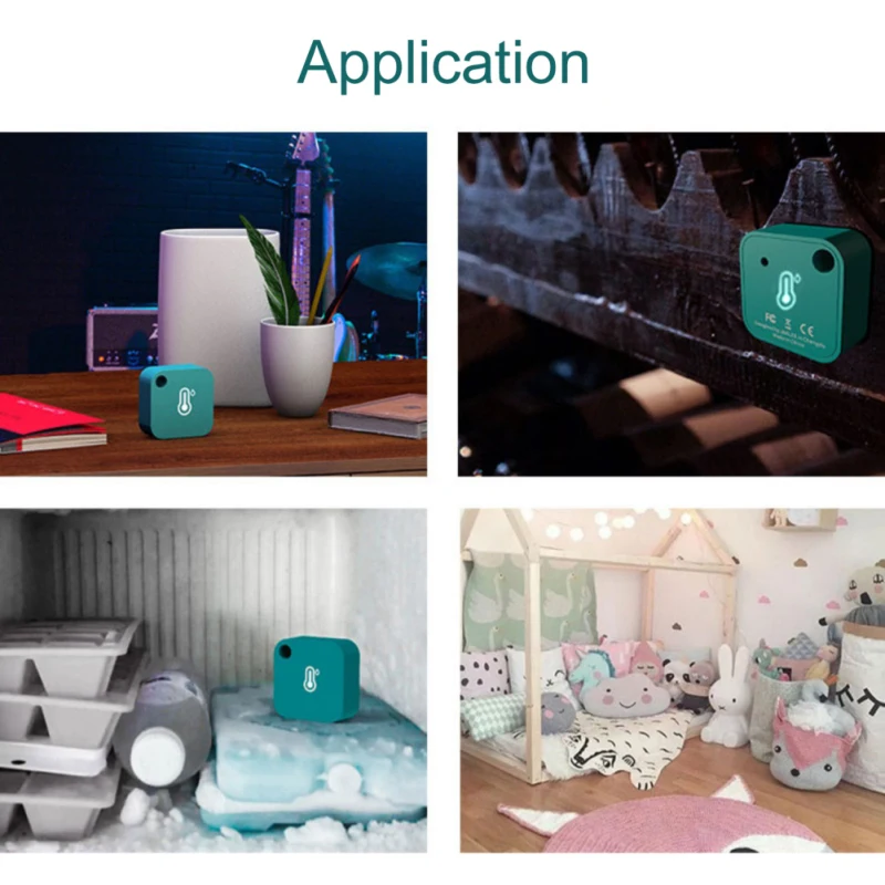 Wifi Temperature Sensor For Refrigerator Digital Indoor Detecter Smart Home Monitoring Thermometer Hygrometer