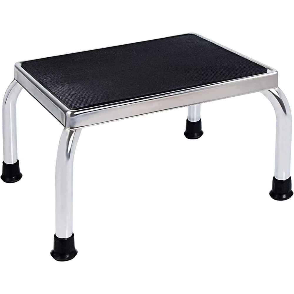 

Medical Foot Step Stool 350lbs Heavy-Duty Welded Steel Legs, Fully Welded Single Construction Frame, Anti-Skid Rubber