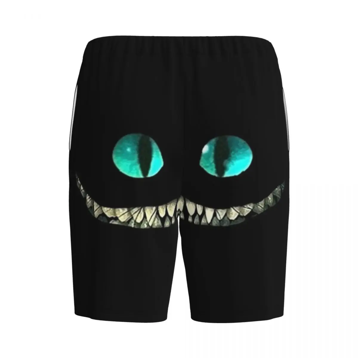 Short de pyjama chat Cheshire personnalisé pour hommes, vêtements de nuit, ceinture élastique, anime, manga, salon de sommeil, pyjamas courts avec poches