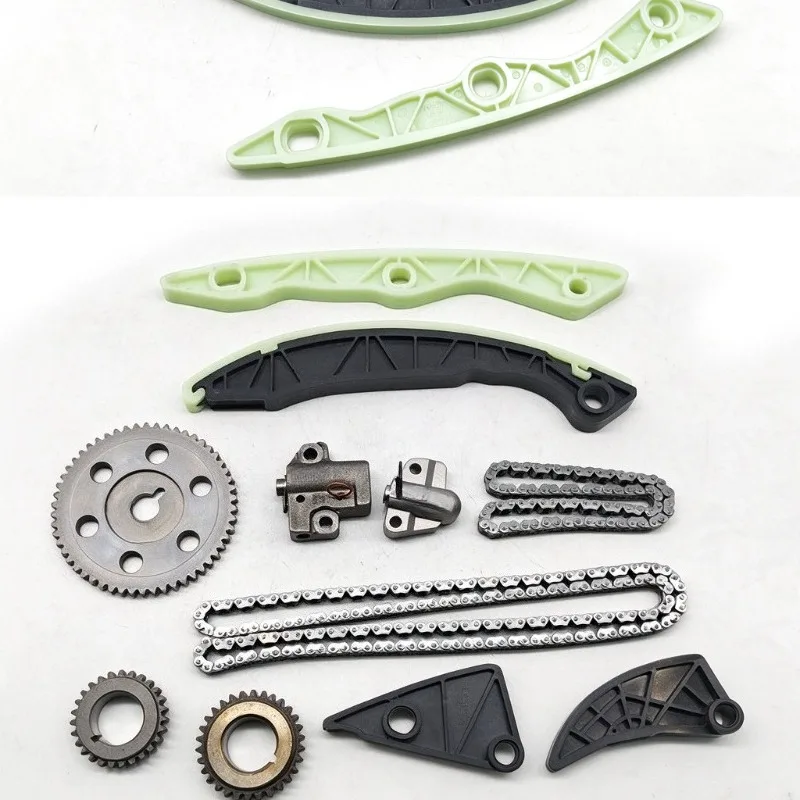 Timing Chain Kit D-HY004-1104 G4KC, Compatible with Kia Cadenza Sorento Sportage & Hyundai Sonata for Engine Repair Replacement