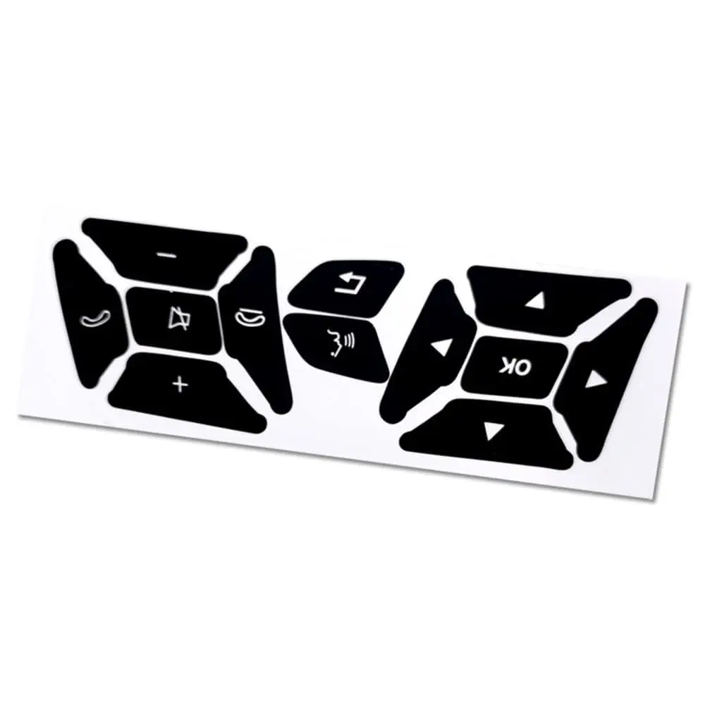 

Button Repair Sticker for Mercedes C, E, CLS, SLK, GLK (W204, S204, W212, W218, R172, X204)