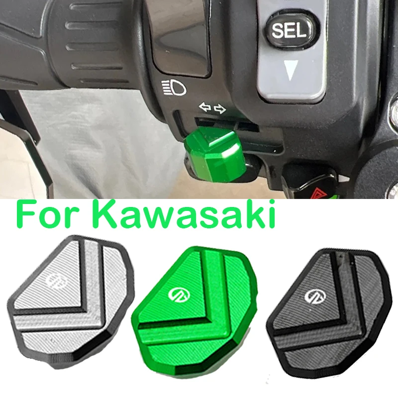 For Kawasaki Z900 Z750 Z800 Z1000 Z650 Z400 NINJA 2024 2025 2026 Mototcycle Accessories Switch Button Turn Signal Switch Key cap