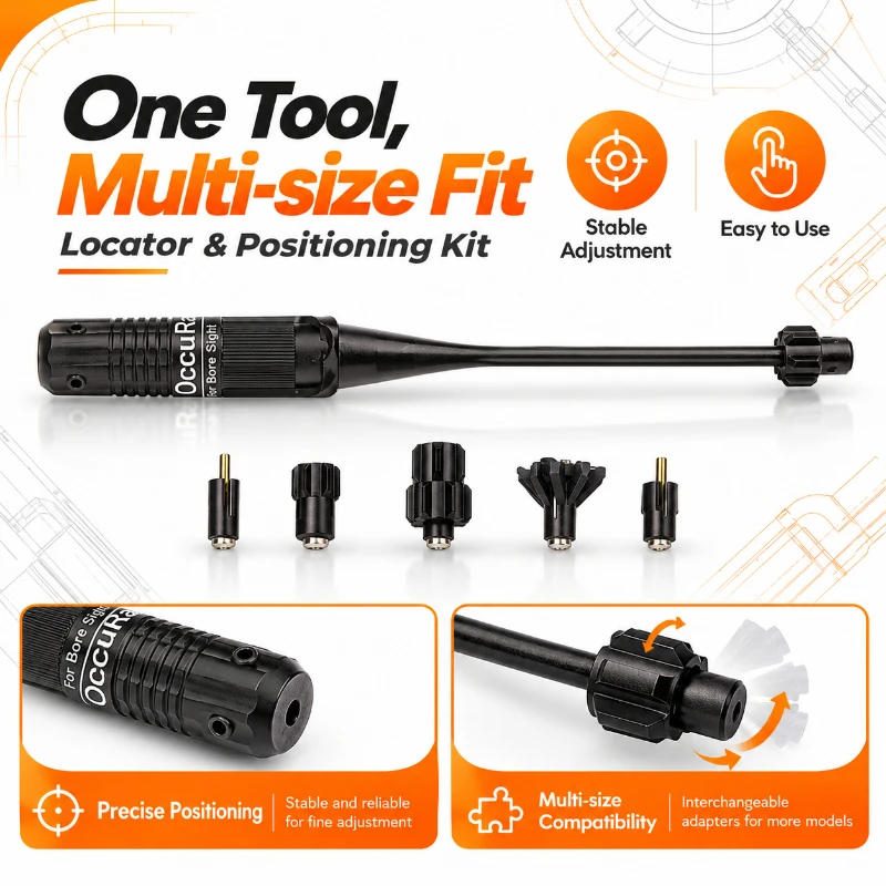 Hobby Model Locator Calibration Kit Multi-specification Bushings Positioning Instrument & Maintenance Tools