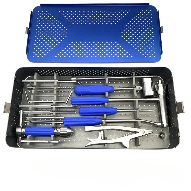 Veterinary Elastic Intramedullary Nail Instrument Set Small Animal Orthopedic Tool Kit Nail Insertion Tools Complete Set