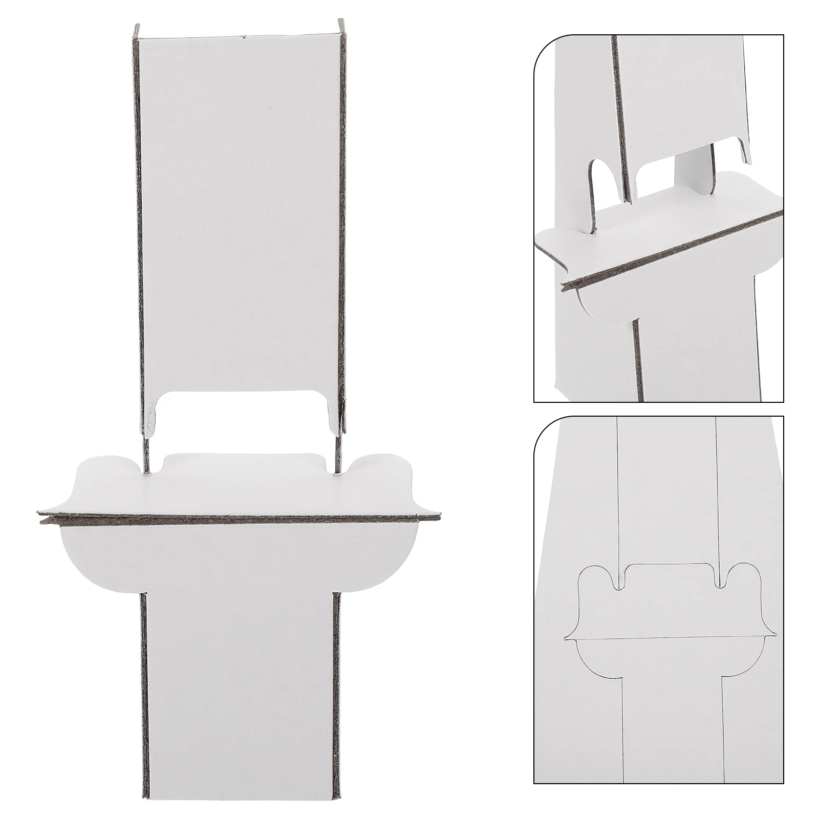 

12pcs Cardboard Display Stands Picture Frame Back Support Poster Board Easel For Desktop Art Pedestal Decor Canvas Stand