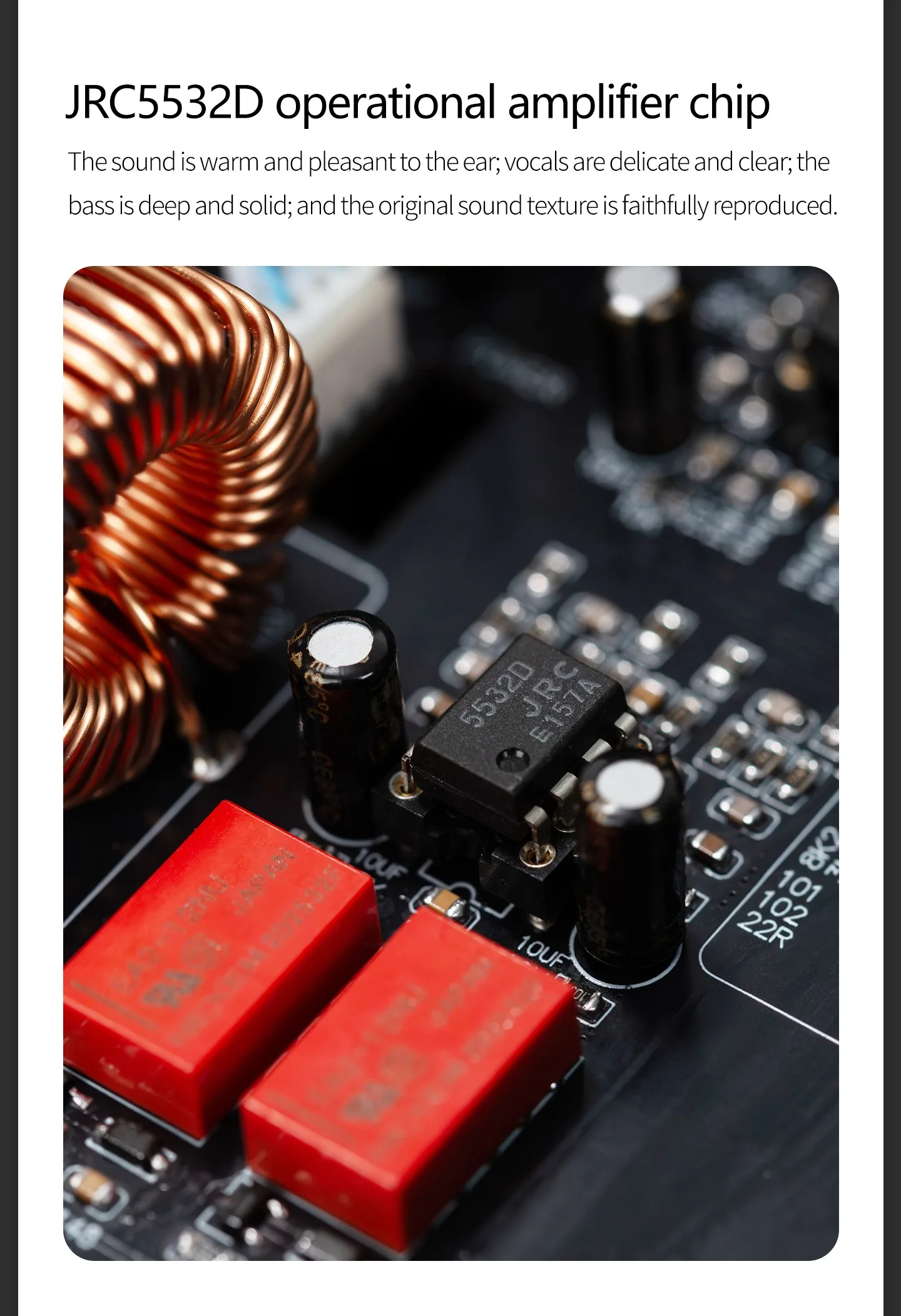 YJCO D1200 Digitaler Leistungsverstärker mit Dual TPA3255 Chip, ES9038Q2M DAC, Bluetooth 5.4, LDAC, XLR Balanced, USB, HIFI Stereo-Verstärker, 600W*2 MAX – Detail 13