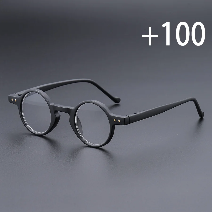 Retro-Lesebrille im japanischen Stil mit Schildpattmuschel, klein, rund, vielseitig einsetzbar, Unisex-Brille für alle Jahreszeiten