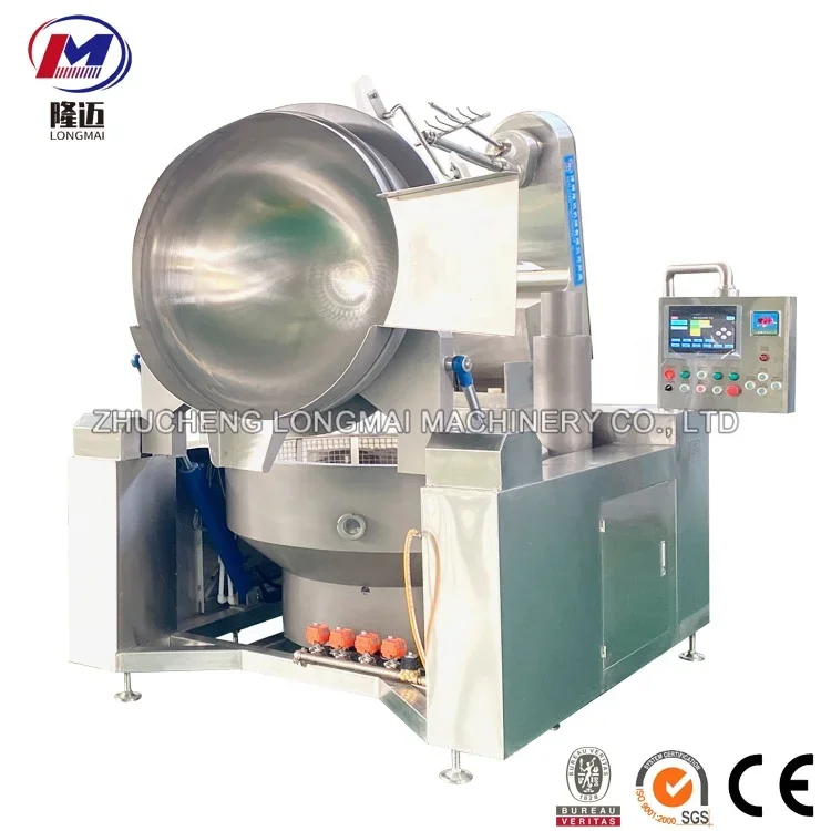 Industrial Muti Scrapers Automatic Cooking Mixer Machine For Vegetables /rice Electric Heating Food Mixer Cook Red Bean Paste