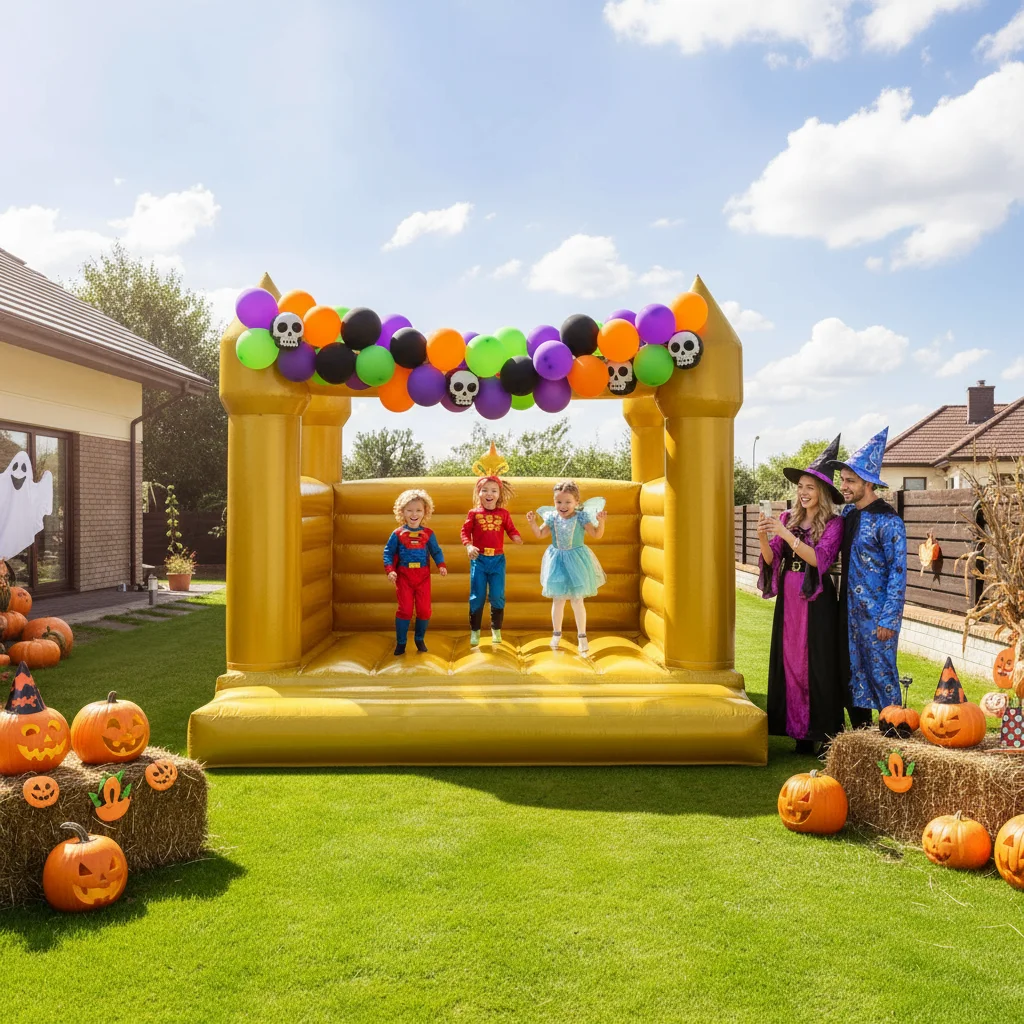 ใหม่พองสีขาว Bounce House PVC ปราสาท Bouncy พอง/Moon Bounce House/การปรับแต่ง Bounce งานแต่งงาน Bounce House