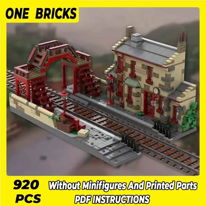 Moc Building Bricks Street View Model Hogsmeaded Station Technology Modular Blocks Gifts Toys For Children DIY Sets Assembly