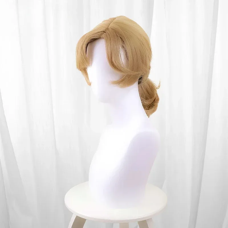 Identity V Уютный парик для косплея в канун Рождества Painter Game Identity V Парик Эдгар Вальден Косплей Длинный коричневый парик