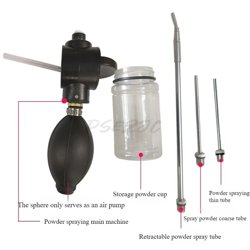 Silicone Ball Insecticide and Powder Sprayer for Cockroach Control and Termite Prevention