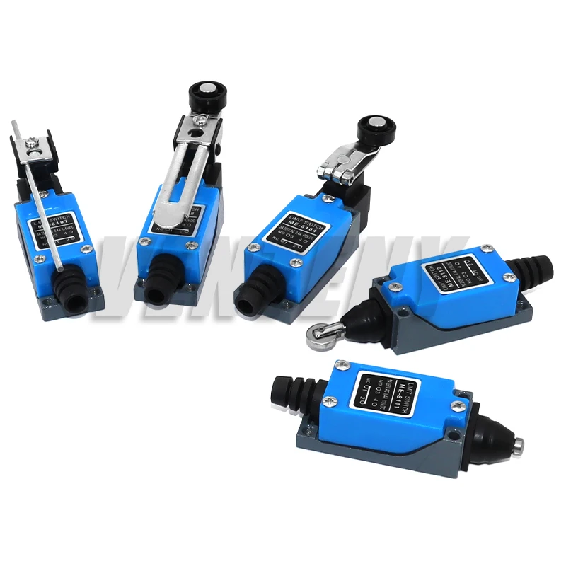 Waterproof CNC Momentary Limit Switch ME 8108 8111 8122 9101 5A/220V Rotary Roller Lever Sealed Industrial Machine Limit Switch