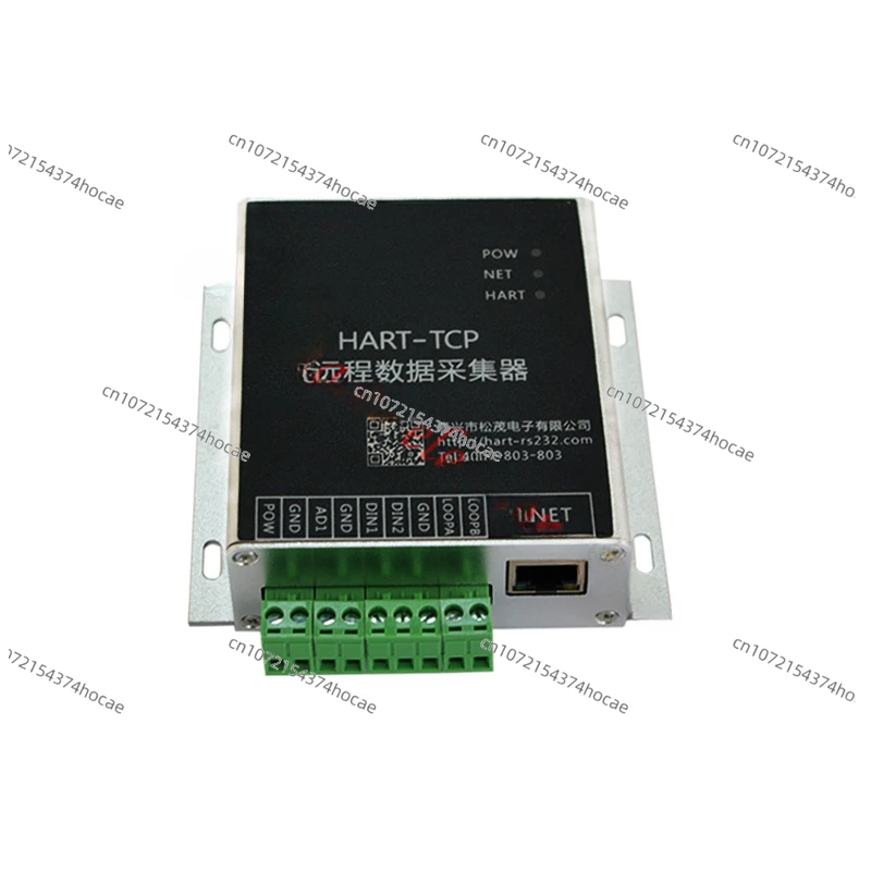 

32-bit high-precision industrial-grade HART conversion gateway MODBUS-TCP protocol converter, remote data collector SM100-TCP