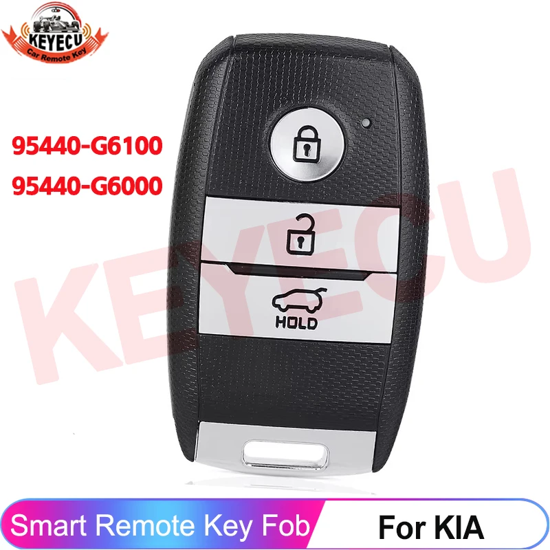 

KEYECU 95440-G6100 95440-G6000 For KIA Picanto Morning 2017 2018 2019 2020 2021 2022 Smart Car Remote Key 433MHz SYEC3FOB1611
