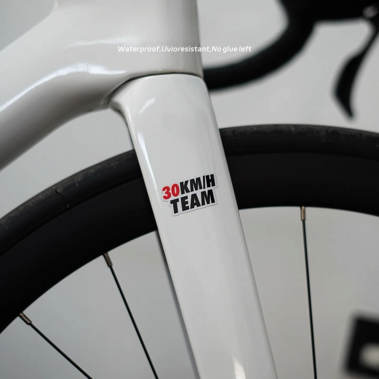 ملصقات دراجة لفريق سرعة ركوب الدراجات لإطار الدراجة العلوي، ملصقات مقاومة للماء لركوب الدراجات، ملصقات إطار دراجة الطريق
