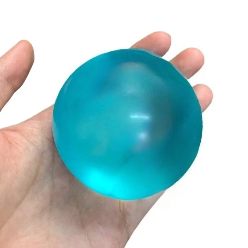 Mainan Squishy Maltosa Biru Anti Stres Sensorik Fidget Toy Lembut Simulasi Transparan Maltosa Biru Mainan Dekompresi Lambat Mengembang
