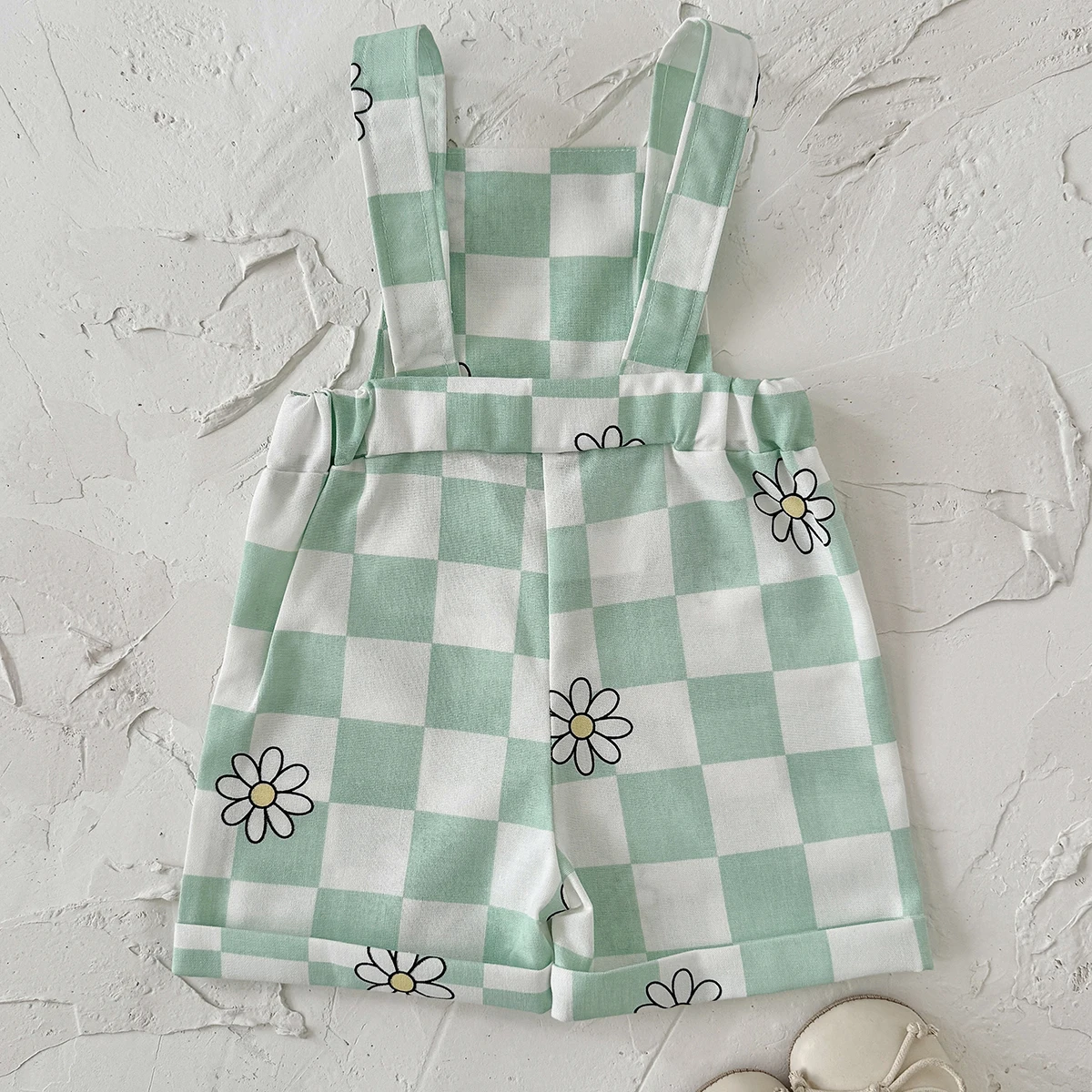 ملابس صيفية للأطفال من الجنسين - مراجعة Baby Summer Linen Sleeveless Jumpsuit وسعره