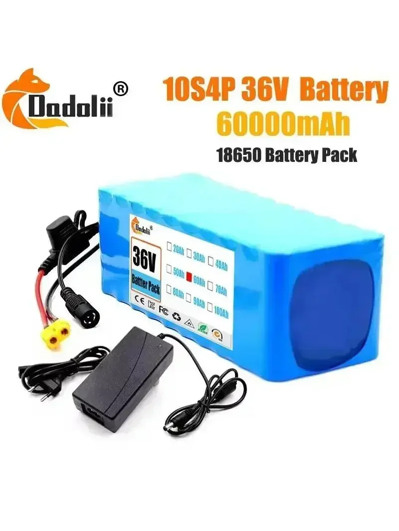 

42V 100000mAh Ebike Electric Bicycle Battery Pack 1000W High Power 36V 10S4P 100Ah Battery - Long-lasting and Fast Charging