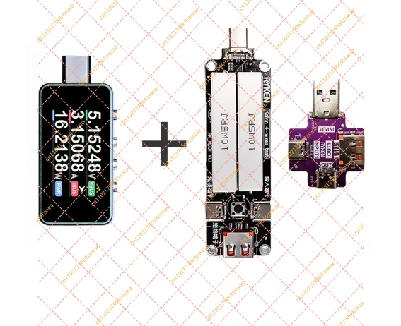 RK-C1 USB Power Meter - 8A Fast Charging Tester with Color Screen & Auto-Rotation