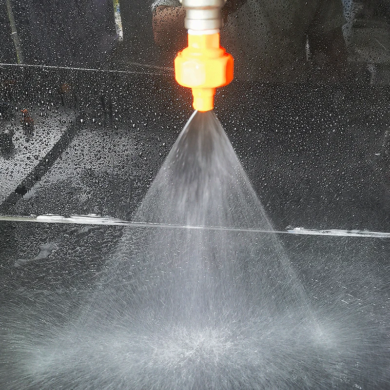 

Plastic Adjustable Fan Nozzle 1/4"-1/2" - PP Spherical Spray Head for Surface Degreasing & Phosphating Process