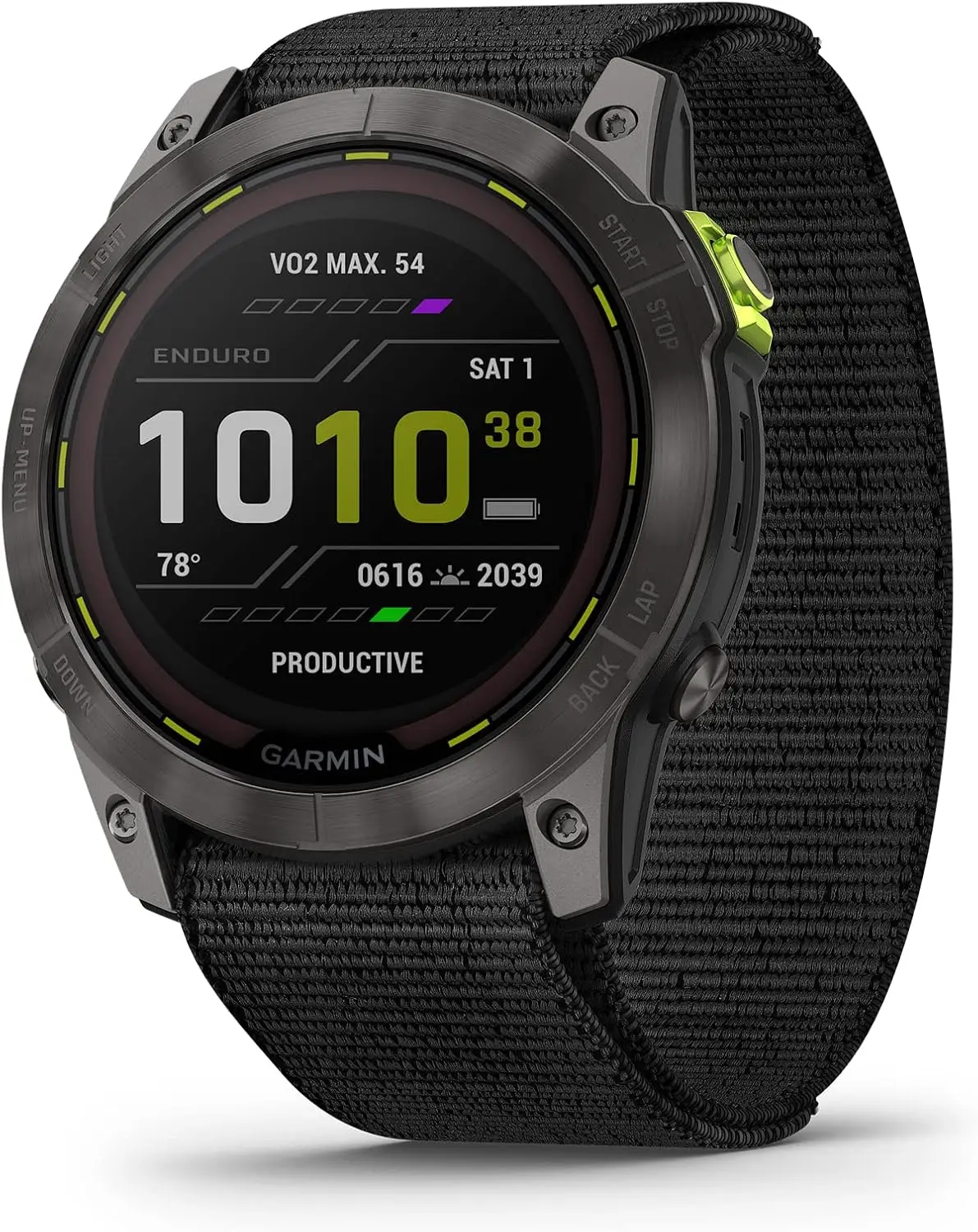 

Garmin Enduro 2 Ultraperformance Watch with Long Lasting GPS Battery Life Solar Charging and Preloaded Maps