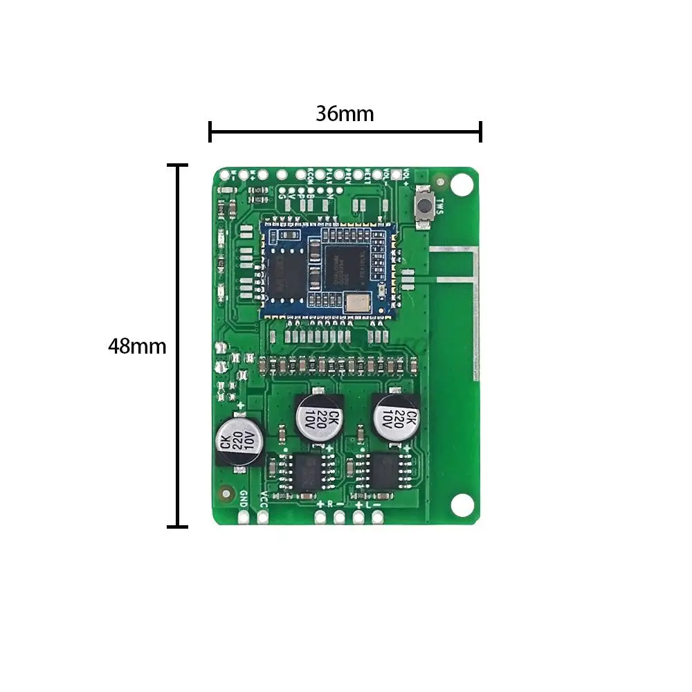 QCC3031/3034 APTX-HD Bluetooth Amplifier Board Stereo Amp Power Amplifiers TWS Box 5/6/8W Powered by Lithium Battery