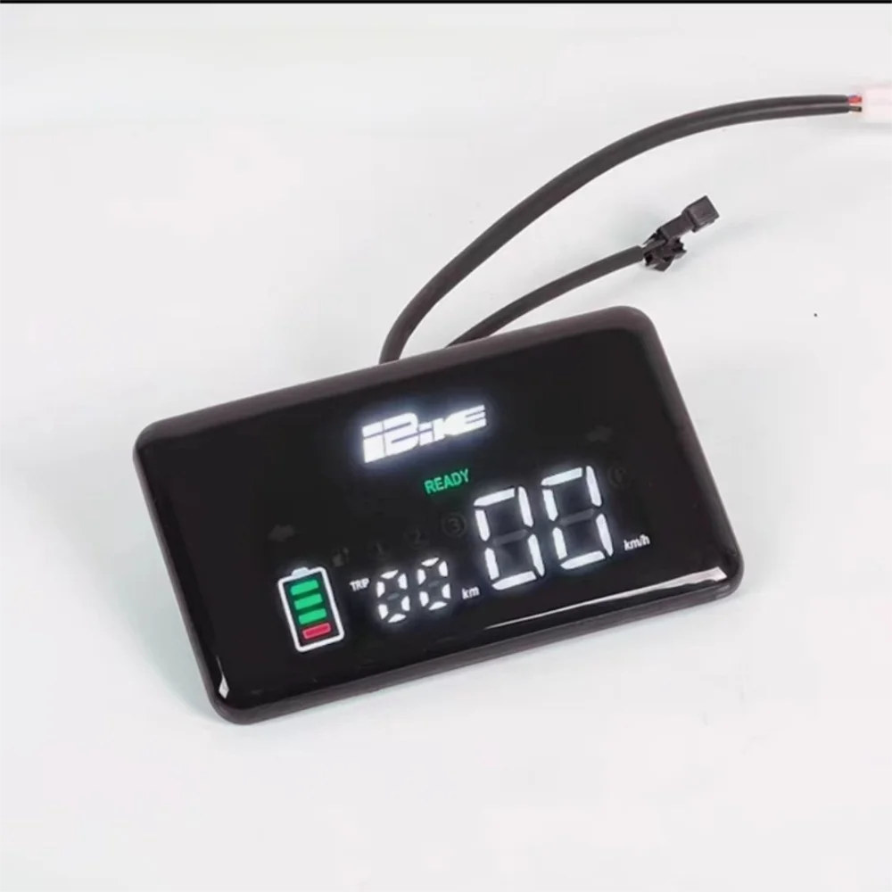 Plastic Electric Vehicle LED Display Digital Multi-Voltage Speedometer Screen 48V 60V 72V Waterproof Instrument Control Panel