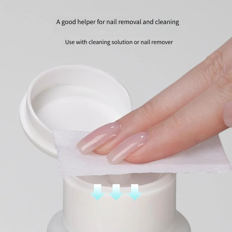 Coton dissolvant de vernis à ongles, non pelucheux, épaissi, dur, pour nettoyer le vernis à ongles, lingettes dissolvant de vernis à ongles spécial pour salon de manucure, outils pour ongles, jetables