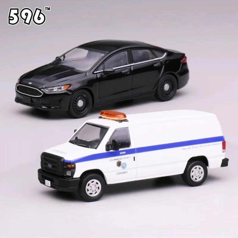 

596 1:64 Mondeo/E350 LA, имитация автомобиля из легированного полиции, модель автомобиля