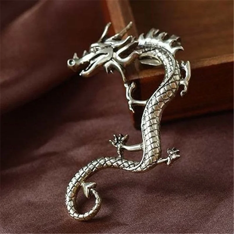 Dragon Ear Clip Vintage Punk Jewelry Accessories Earrings for Women and Men Clip on Earrings Boucle