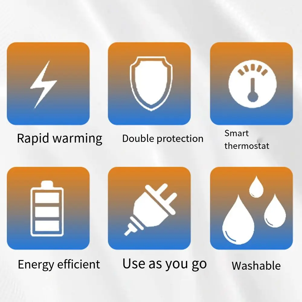Cuttable USB Heated Shoe Insoles Rapid Heating Non-Slip Electric Foot Warming Pad Washable 3 Gear Control Warm Thermal Insoles