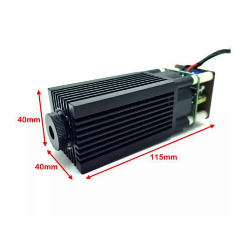 Fotografia 5: Módulo Laser Verde de Linha Única 525nm 2W com TTL a 90 Graus