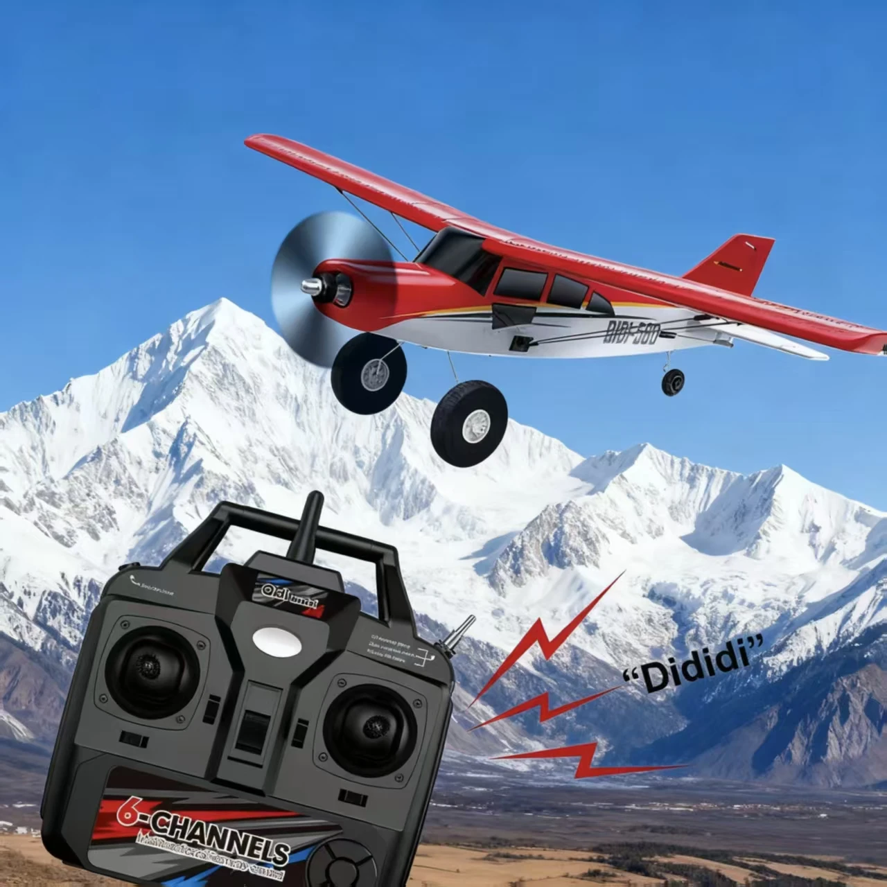 

Qidi560 Moore M7 Off-road RC Plane 4CH Brushless Remote Control Airplane Fixed Wing Aircraft Model EPP Foam Toys for Children