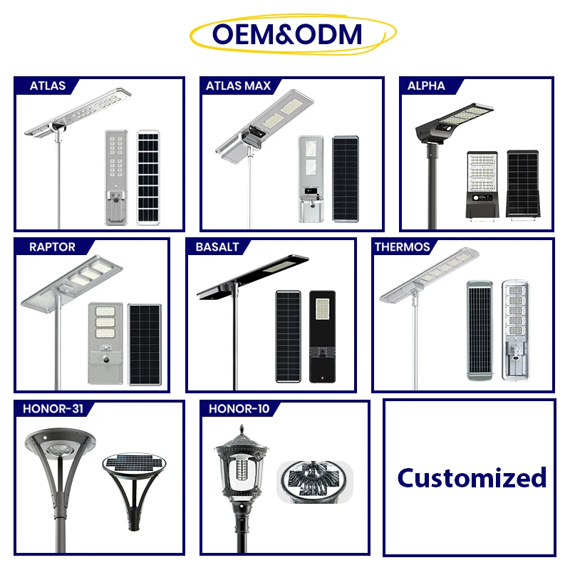 SRESKY Lampadaire Solaire 60W 80W 100W 120W 150W All in One Solar Street Light Led Solar Street Light Solar Road Light