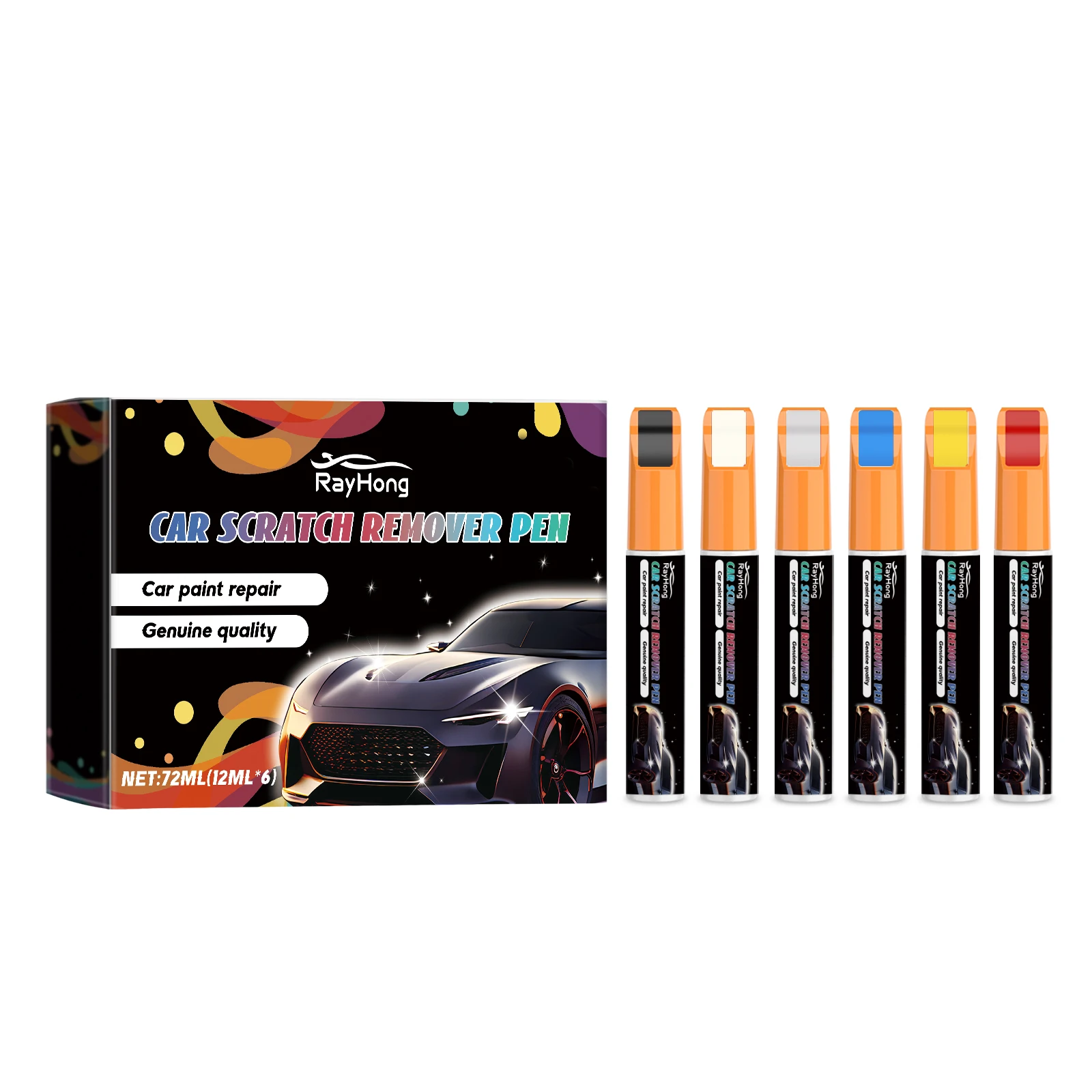 

Rayhong car scratch repair paint pen, multi-color optional protective paint surface car coating to cover scratches