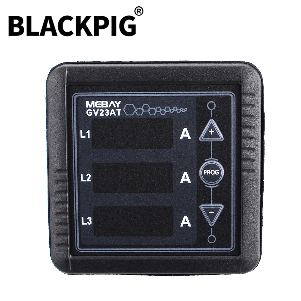Mebay GV23AT MK2 Generator Digital Meter Three Phase 3P AC Ammeter Amp Tester Current Display Meter For Generator Parts