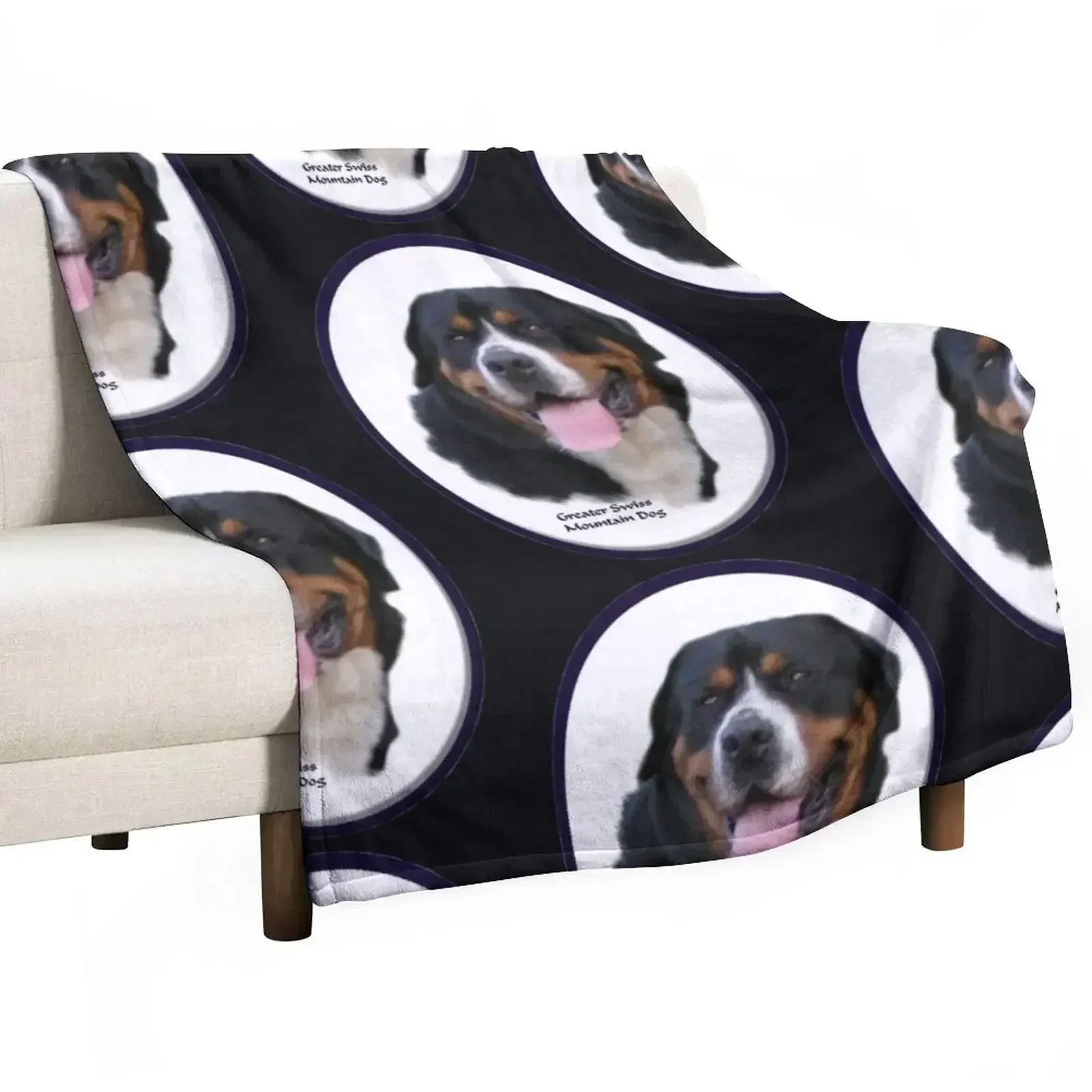 

Greater Swiss Mountain Dog Art Gifts Throw Blanket christmas decoration bed plaid Bed covers Furry Blankets
