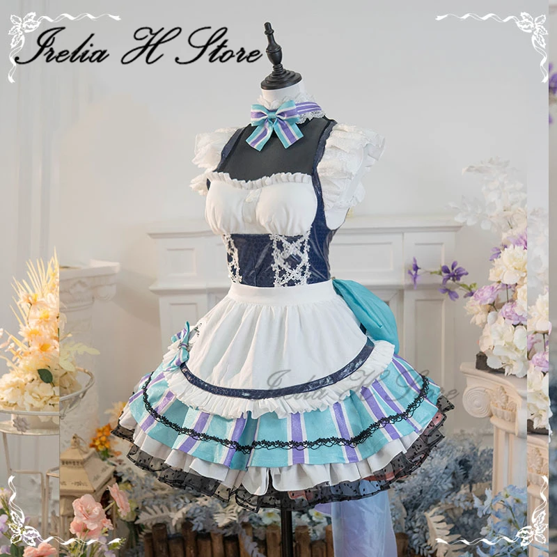 

Irelia H My Favorite KEMOMIMI Adventure Yukimura Chieri Misono Ichika cosplay costume women maid dress Game lolita