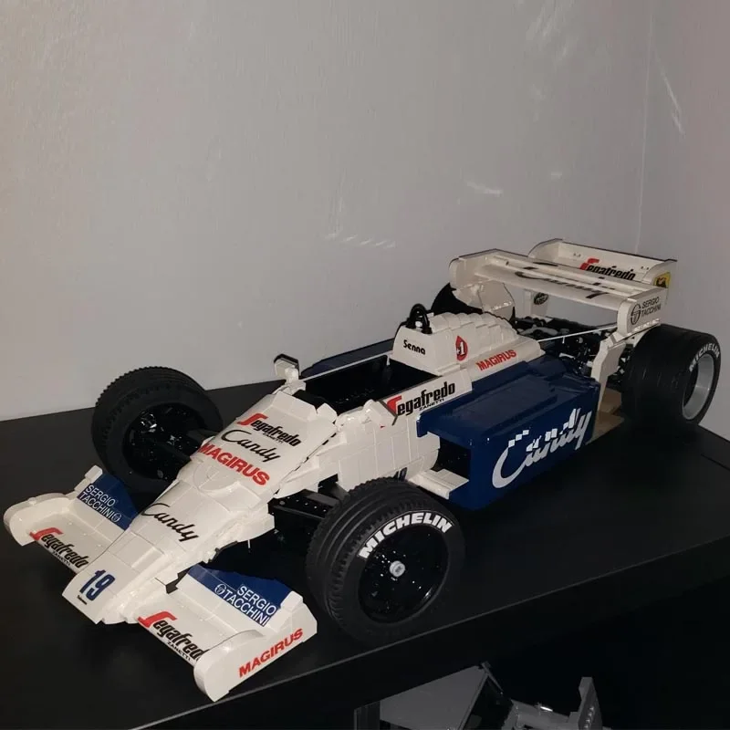 Classic model TG184 scale 1:8 SuperRace Car Model Buiding Creators Block Bricks Educational Toys for Children Birthday Gift