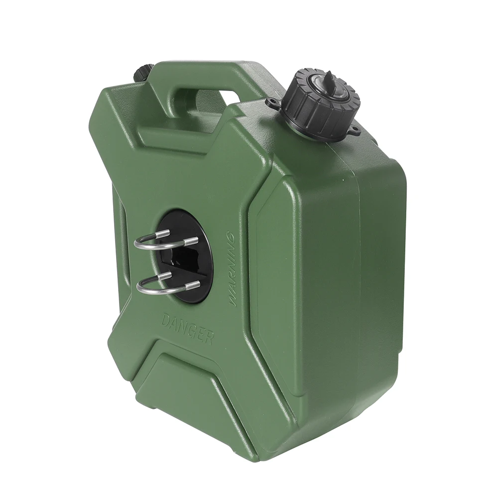 Universal 5L Motorcycle Spare Fuel Tank Car Jerrycan Jerry Can Caniste Gasoline Petrol Oil Gas Container Lock Set Accessories view 6